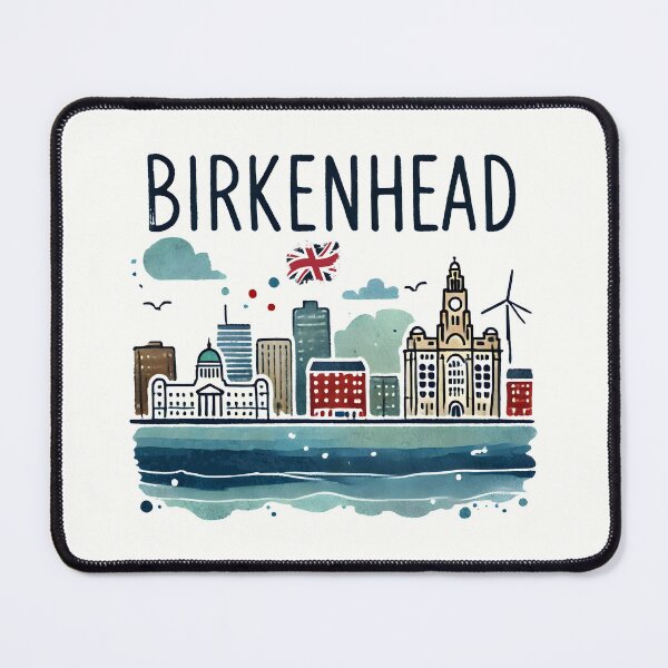 Item preview, Birkenhead England UK designed and sold by WanderlustCoCo.