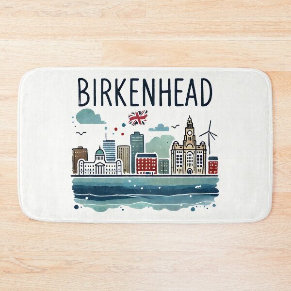Item preview, Birkenhead England UK designed and sold by WanderlustCoCo.