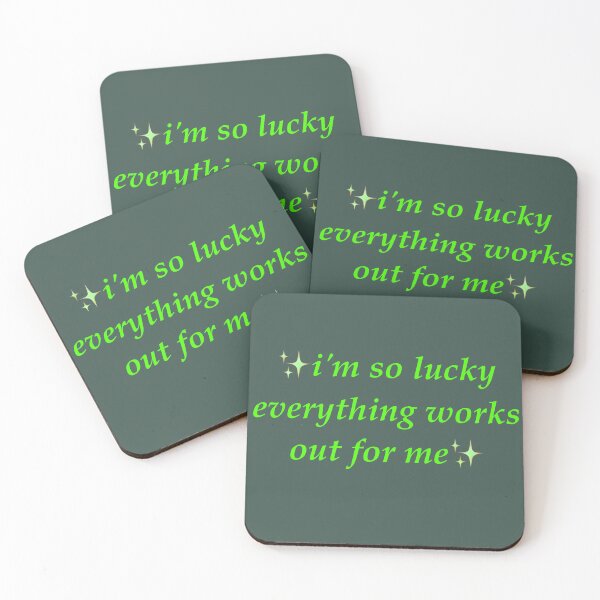 Item preview, i'm so lucky everything works out for me designed and sold by Annet KY.