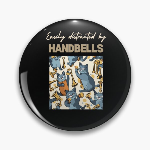 Item preview, Easily distracted by handbells designed and sold by sydney-syder.