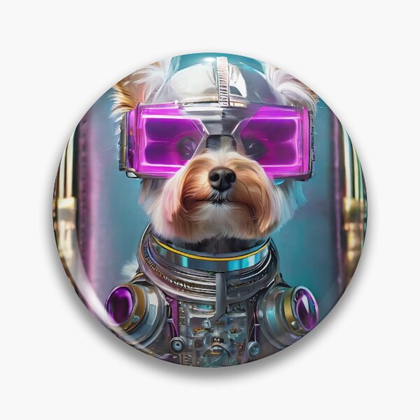 Item preview,  Futuristic Yorkshire Terrier in Cyberpunk Armor designed and sold by Iiamspecial1.