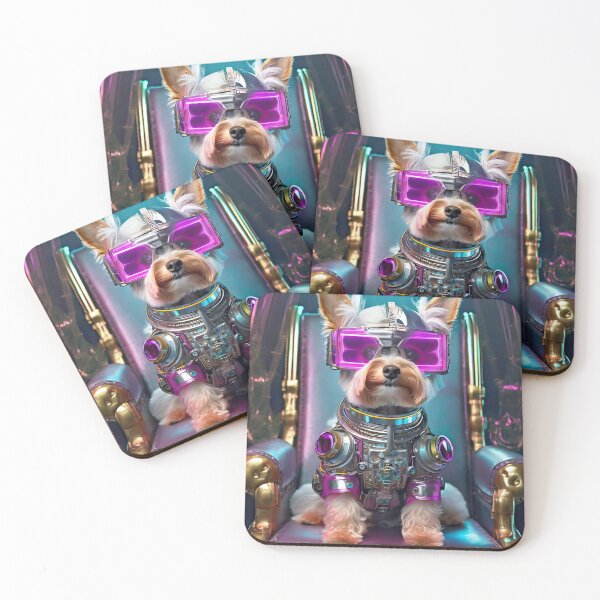 Item preview,  Futuristic Yorkshire Terrier in Cyberpunk Armor designed and sold by Iiamspecial1.