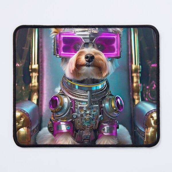 Item preview,  Futuristic Yorkshire Terrier in Cyberpunk Armor designed and sold by Iiamspecial1.