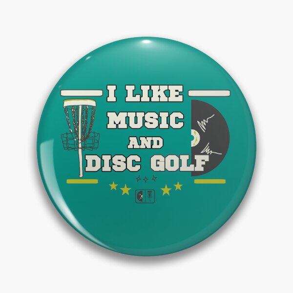 Item preview, I like music and disc golf designed and sold by vibeno1.