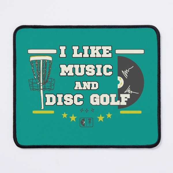 Item preview, I like music and disc golf designed and sold by vibeno1.