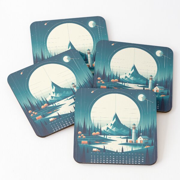 Item preview, Calendar Minimalism Art Style designed and sold by artofuniverse.
