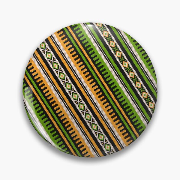 Item preview, Diagonal Green & Yellow Theme Arabian Sadu Weaving Middle Eastern Traditional Rug Texture by Craitza designed and sold by House of Sadu by Craitza.
