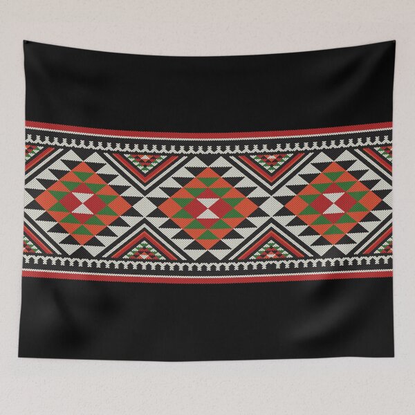Item preview, Traditional Diamonds Folk Sadu Arabian Hand Weaving Pattern designed and sold by House of Sadu by Craitza.