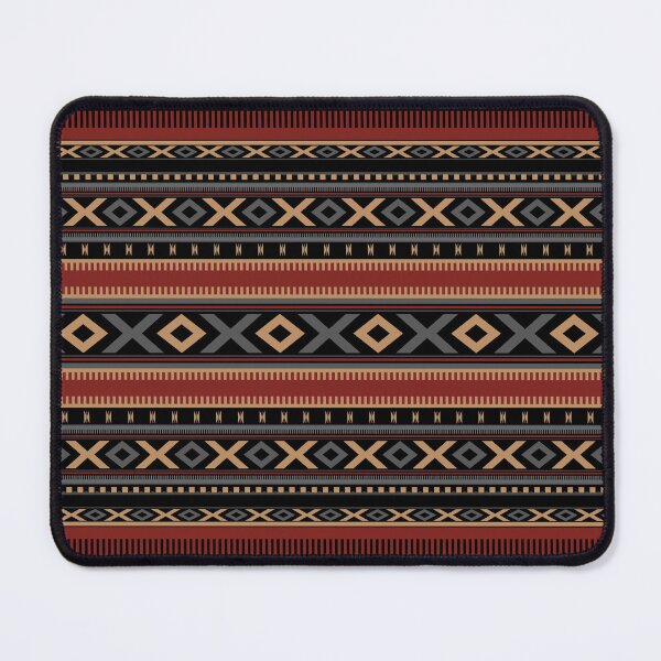Item preview, Gold Red And Black Detailed Traditional Sadu Fabric Motif designed and sold by House of Sadu by Craitza.