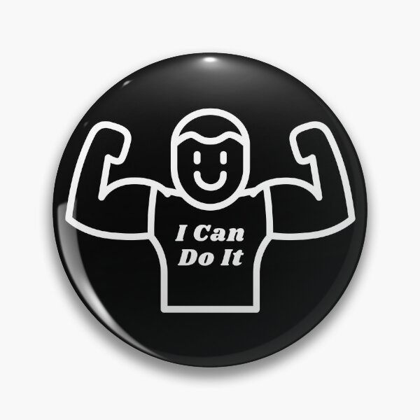 Item preview, I Can Do It! Strength and Confidence Believe in Yourself Empowerment Figure Positive Mindset designed and sold by TolgaSal.