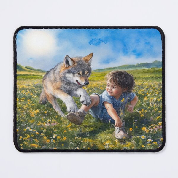 Item preview, The Wolf and the Child designed and sold by Collection de trésors .