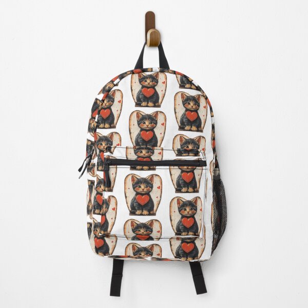 Item preview, Vintage retro cat valentine designed and sold by MendaciousMina.