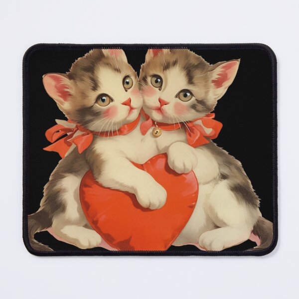 Item preview, Vintage retro cats valentine designed and sold by MendaciousMina.