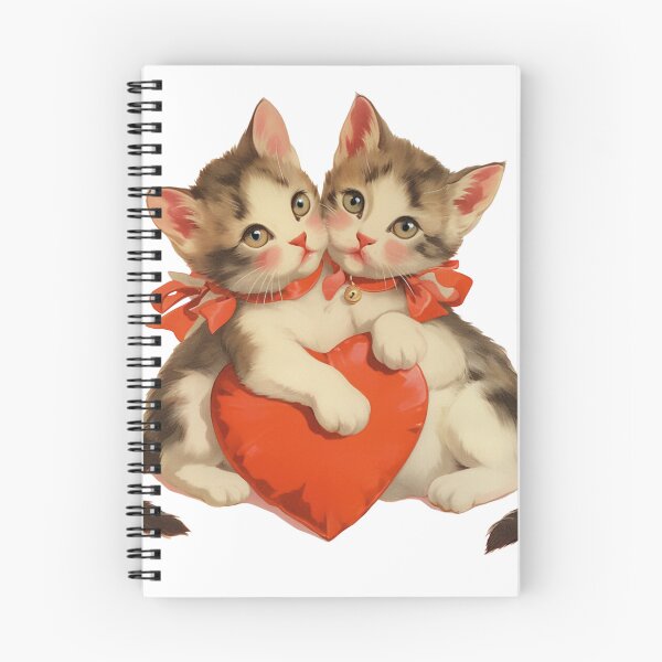 Item preview, Vintage retro cats valentine designed and sold by MendaciousMina.