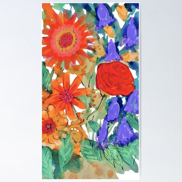 Item preview, Digital Doppleganger. Bright red bunch designed and sold by bekki smith.