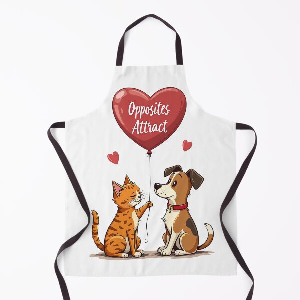 Item preview, The Love of Opposites: Cat and Dog Illustration designed and sold by tarzbol.