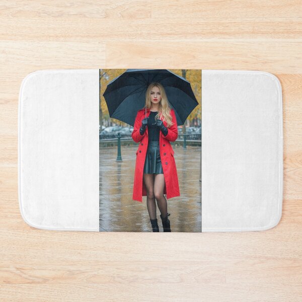 Item preview, Rainy Day Elegance: The Lady in Red designed and sold by e-not-shop.