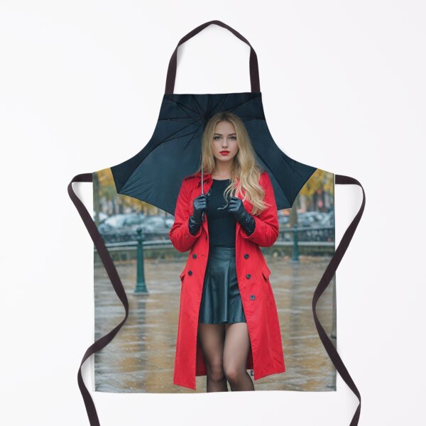 Item preview, Rainy Day Elegance: The Lady in Red designed and sold by e-not-shop.