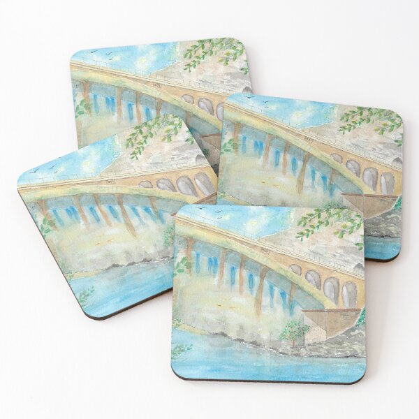 Item preview, Watercolor Bridge over the Tarn River designed and sold by Alain DIVINE.