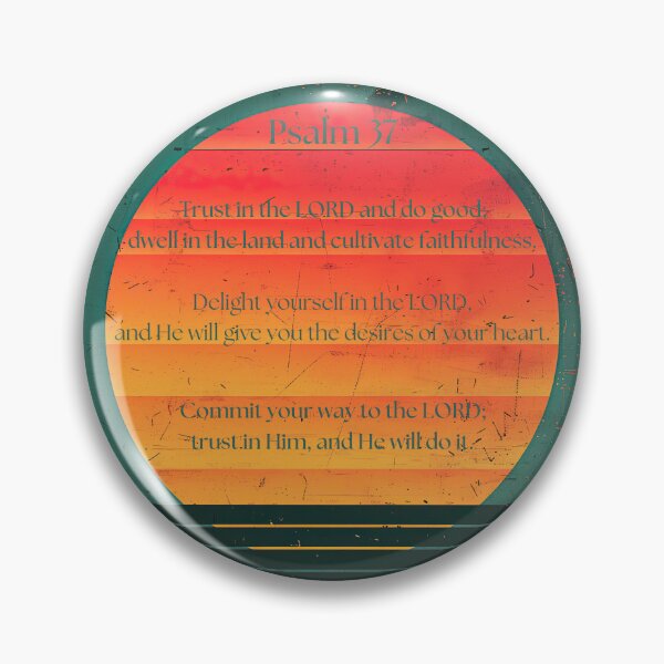 Item preview, Psalm 37 Trust in the Lord designed and sold by Coming Soon Christian Art.