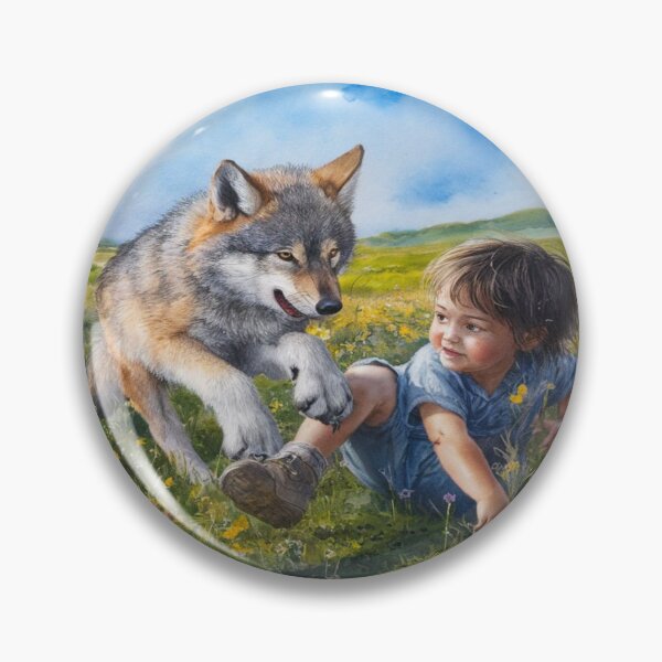 Item preview, El lobo y el niño designed and sold by Collection de trésors .