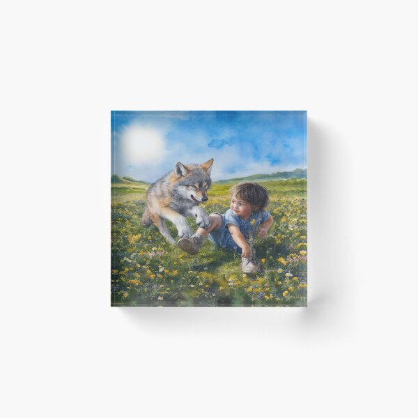 Item preview, El lobo y el niño designed and sold by Collection de trésors .