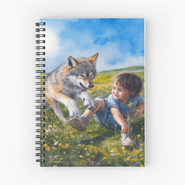 Item preview, El lobo y el niño designed and sold by Collection de trésors .