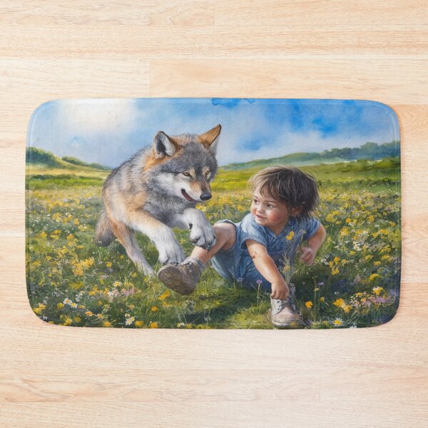 Item preview, El lobo y el niño designed and sold by Collection de trésors .