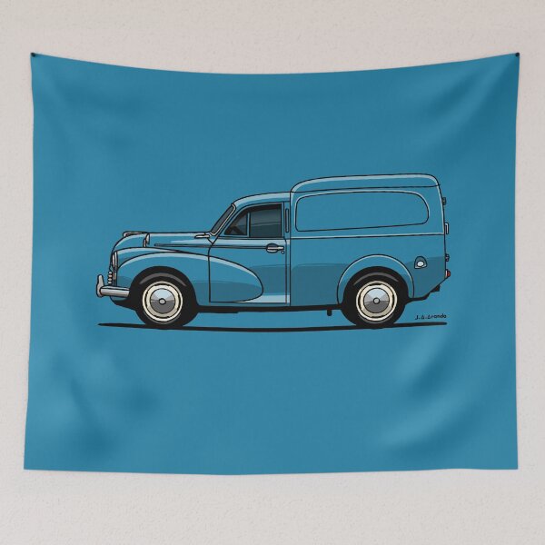 Item preview, My drawing of the Morris Minor Van designed and sold by designjaag.