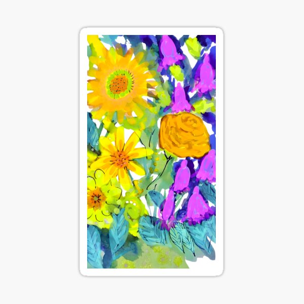 Item preview, Digital Doppleganger. Warm yellow bunch designed and sold by bekki smith.