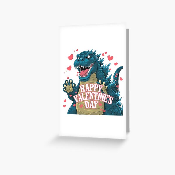 Item preview, Godzilla Valentines Day designed and sold by BombShop36.
