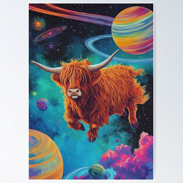 Item preview, Highland Cow designed and sold by ArtHouseNiklas.