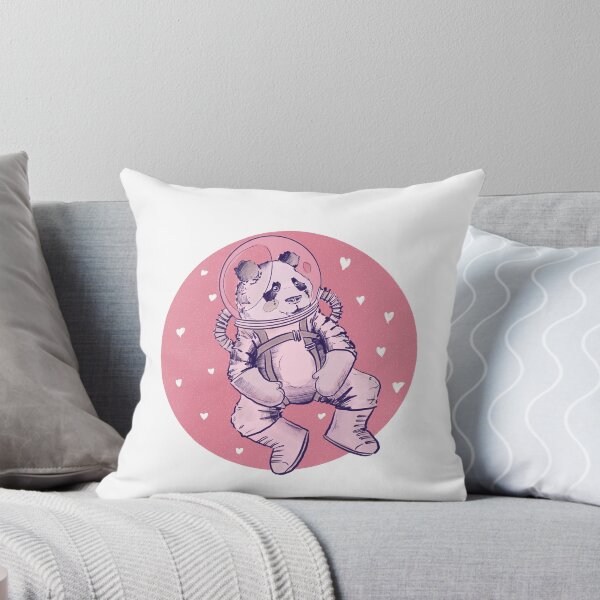 Artikelvorschau, Niedlicher Panda-Astronaut im Weltraum mit herzförmigem Hintergrund entworfen und verkauft von Matoforma.