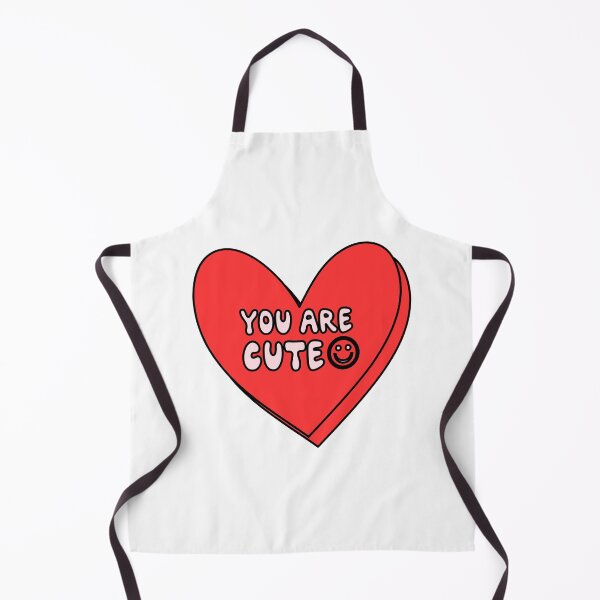 Item preview, you are cute - red heart valentines day quote candy - love core quotes designed and sold by Aesthetic Crew.