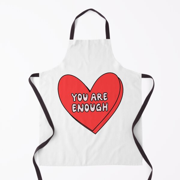 Item preview, you are enough - red heart valentines day quote candy - love core quotes designed and sold by Aesthetic Crew.