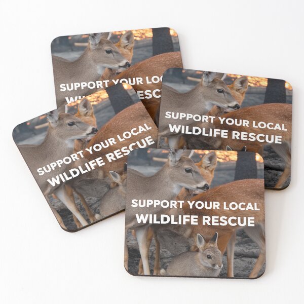 Item preview, Woodland Animals in Distress Amid Wildfire designed and sold by AnimalAirtistry.