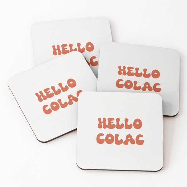 Artikelvorschau, Hallo Colac Retro Typografie Design entworfen und verkauft von RM-Journey.