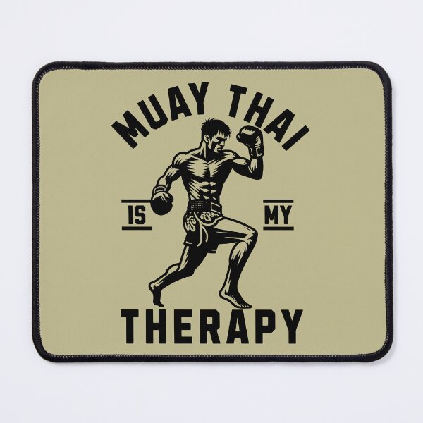 Item preview, Muay Thai Is My Therapy Muay Thai Training Mindset Boxer Boxing Coach Trainer designed and sold by KLArtzStore.