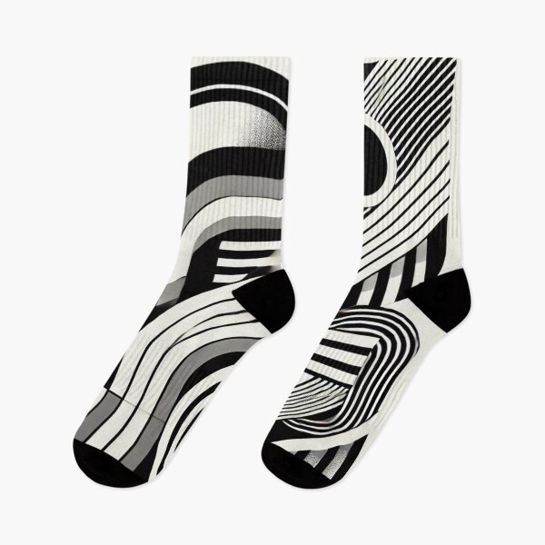 Item preview, Black and white artwork inspired by geometric shapes and line patterns designed and sold by Sigtrix.