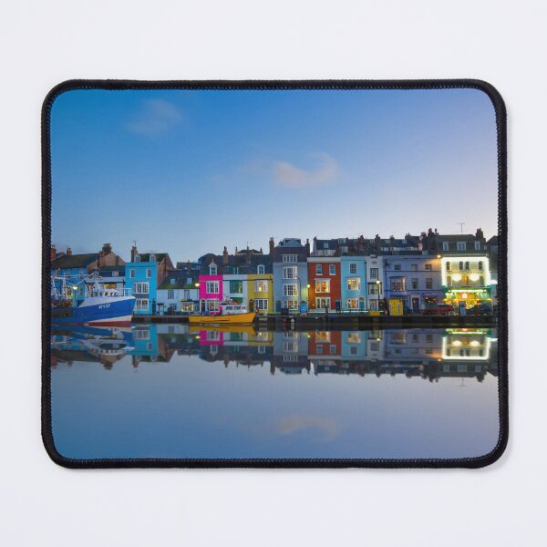 Item preview, Weymouth Old Harbour Dusk designed and sold by Alisonchambers2.