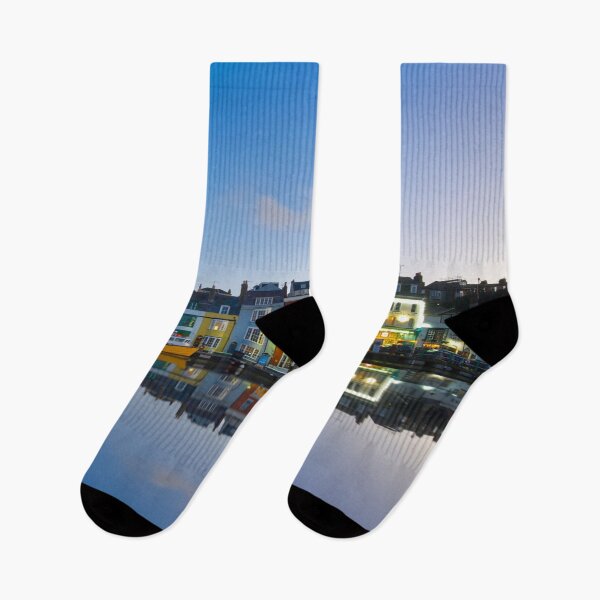 Item preview, Weymouth Old Harbour Dusk designed and sold by Alisonchambers2.