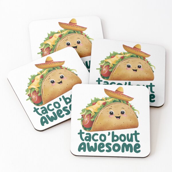 Item preview, Taco Bout Awesome kawaii  designed and sold by Mbk Studios.