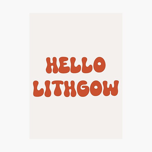Item preview, Hello Lithgow Retro Typography Design designed and sold by RM-Journey.