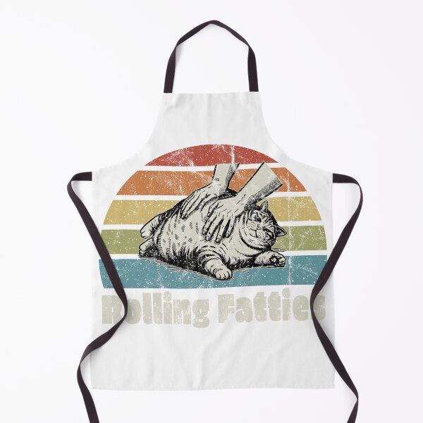 Item preview, Cat Rolling Fatties Classic Vintage Distressed Sunset designed and sold by revthreadsshop.
