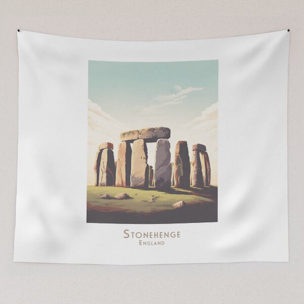 Item preview, Retro Stonehenge Illustration – Timeless Vintage Mysticism in England designed and sold by pod24.
