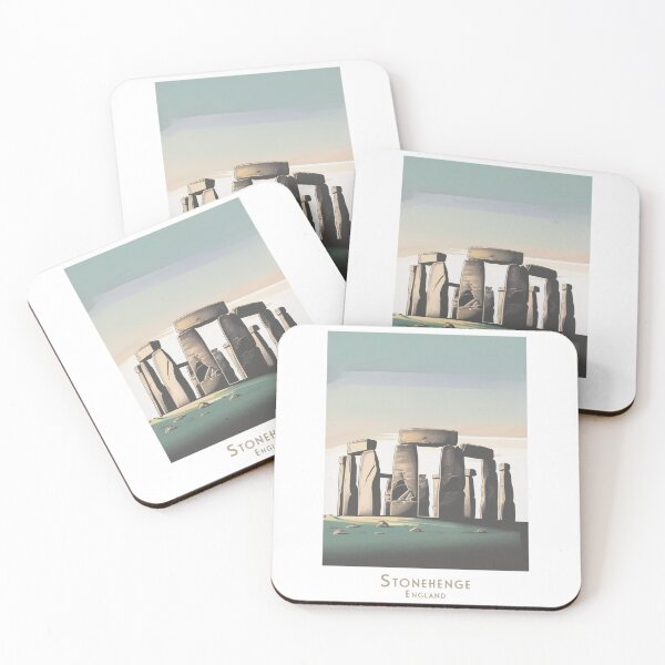 Item preview, Stonehenge Retro Vintage Illustration – Mystical Beauty of England designed and sold by pod24.