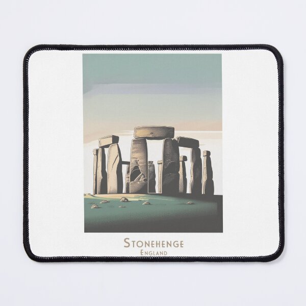 Item preview, Stonehenge Retro Vintage Illustration – Mystical Beauty of England designed and sold by pod24.