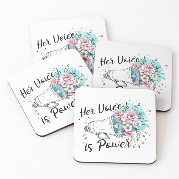 Item preview, Her Voice is Power Feminist Design -  Women's Day designed and sold by BNCH44.