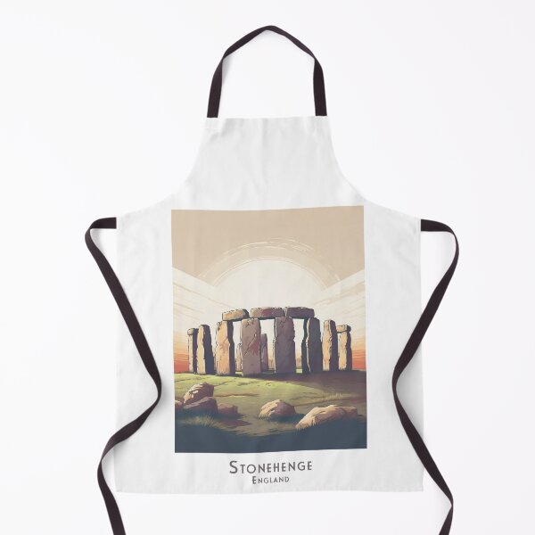 Item preview, Vintage Retro Stonehenge in Soft Sunlight – Magical Illustration of England designed and sold by pod24.