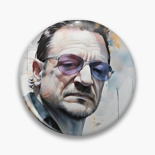 Aperçu de l'œuvre portrait de Bono créée et vendue par bogfl.